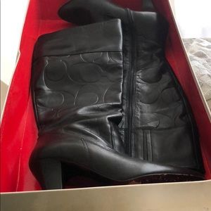 Knee high Coach boots